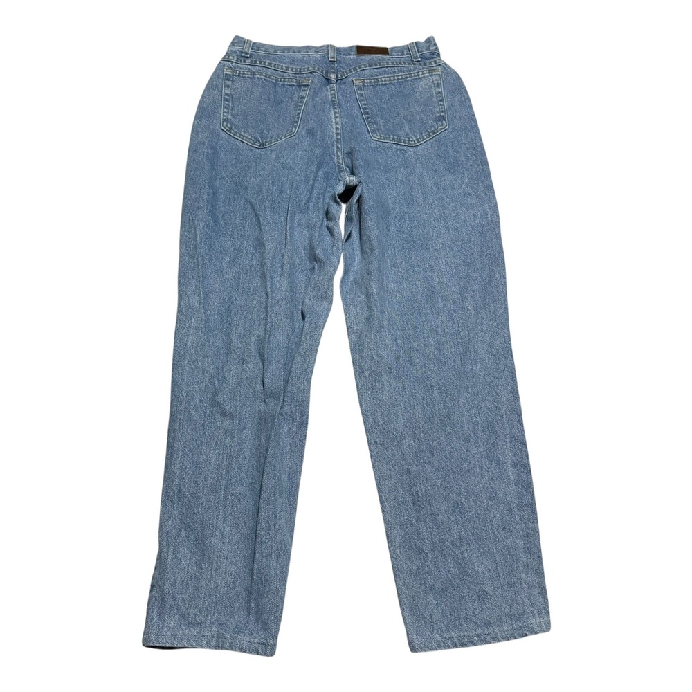 Vintage L.L. Bean Double L Natural Fit Light Wash Denim Jeans Women's 30x28